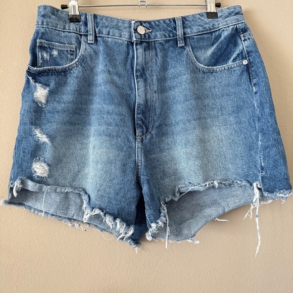 DL1961 Emilie High Rise Vintage Denim Jean Shorts Size 31 - Picture 6 of 10